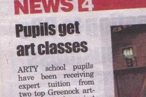 Absent Voices featured in the Greenock Telegraph 05/11/2013.